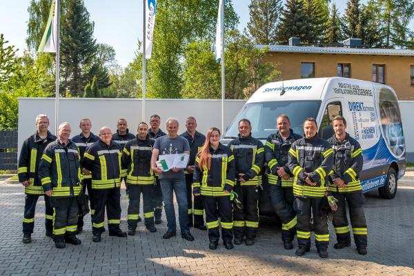 Wir sind stolz darauf, die Kammeraden der Feuerwehren in Olbernhau, Oberneuschönberg, Kleinneuschönberg und Neuhausen unterstützen zu können.